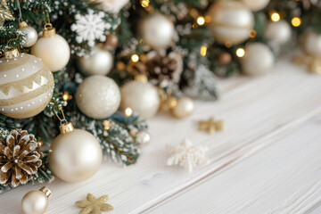 Christmas Tree On White