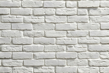 Fototapeta premium White Brick Wall Texture 