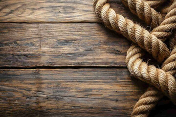 Obraz premium wood background rope