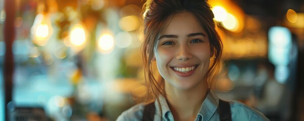 Box office clerk selling tickets