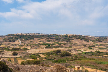 Countryside on Gozo island, Malta