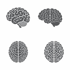 human brain silhouette