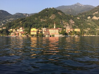 Fototapeta premium Lake Como 2 View from the water