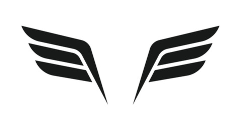 Wings icon. Wing vector icon