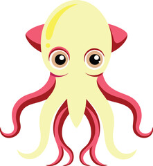Colossal squid vector illustration