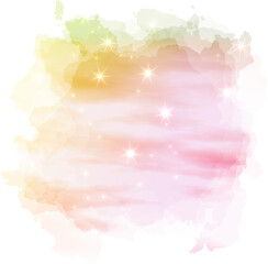 Soft Starry Sky Splash Element