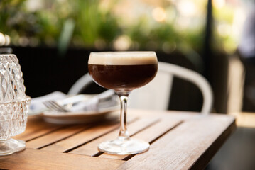 Espresso Martini, coffee, martini, alcohol, drink, beverage, restaurant, celebration, bar, espresso, drinks
