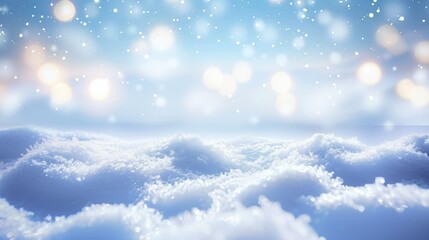 Fototapeta premium Winter Wonderland Snow Background