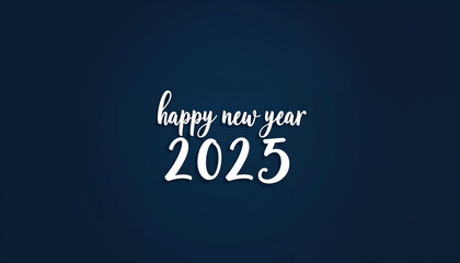 Calligraphic Simplicity 2025 New Year Background