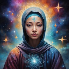 Spiritualität Fantasy Portrait - Hohe Priesterin