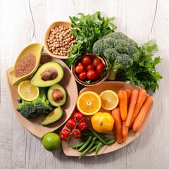 vegetarian meals and diet meals 