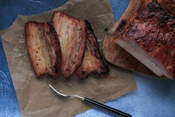 Pork Belly Slices. 