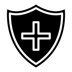 729-Health Shield Icon style
