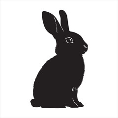 rabbit with a background