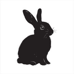 rabbit with a background