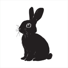 rabbit with a background