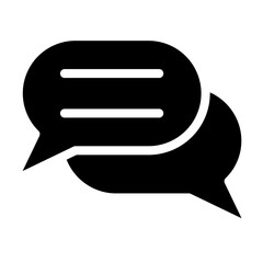 Chat Bubble vector icon style
