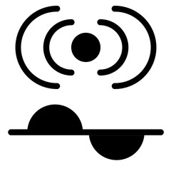 Echo Wave vector icon style