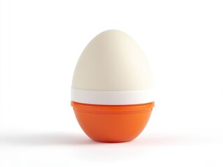 egg on white background