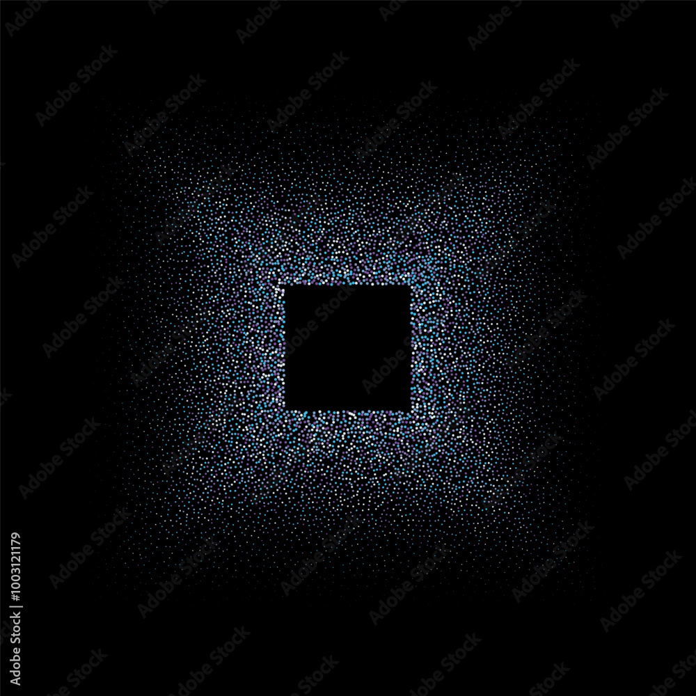 Canvas Prints shiny blue photo frame. abstract background. constructor element. eps 10
