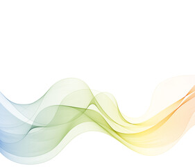 colorful abstract wave. presentation template. decor for shell brochures, flyers, postcards. layout for an advertising banner. Eps 10