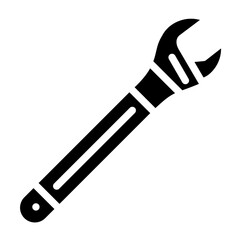 Wrench vector icon style