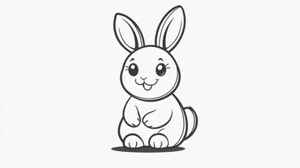 easter bunny with egg