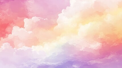 Pastel Color Vector Illustration Unique Postcard Featuring Vibrant Designs and Whimsical Elements for Creative Projects