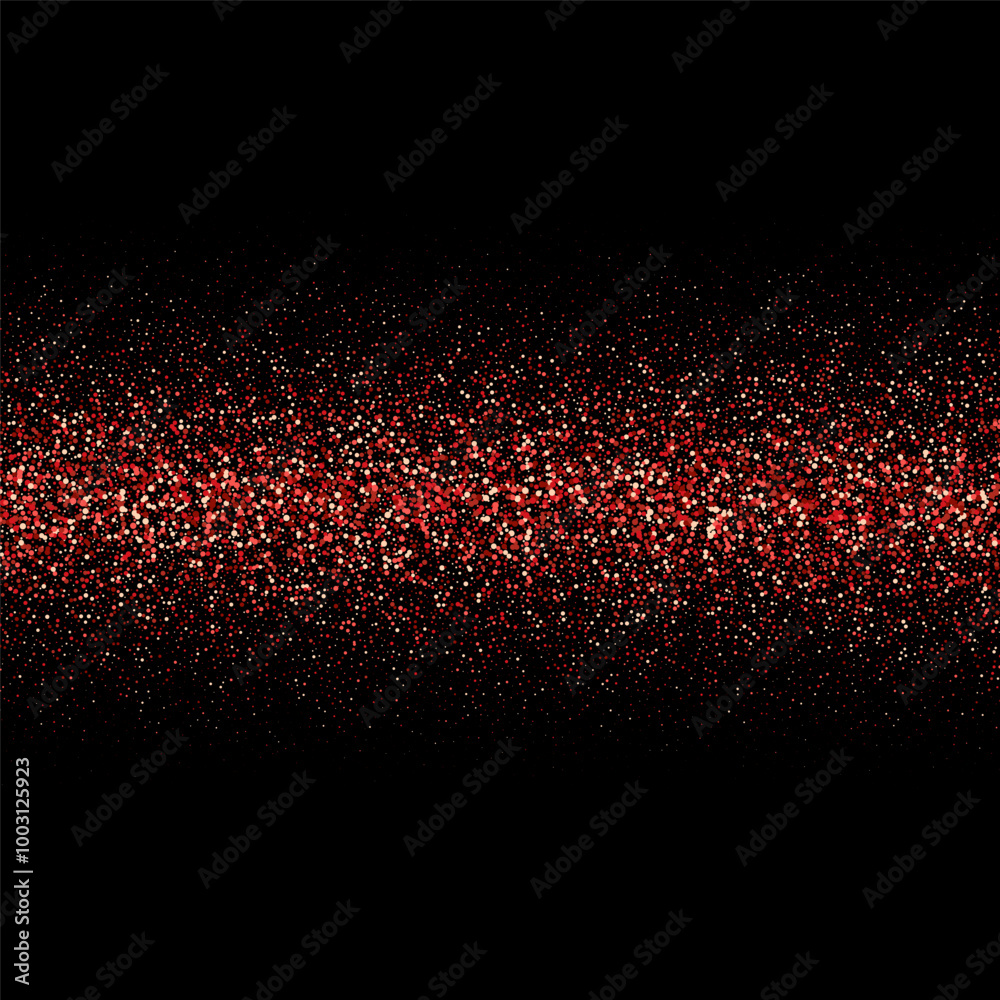 Canvas Prints shiny red circles on a black background. frame. eps 10