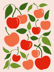 Minimalistic approach to fruits: discover the world of abstract art for your home