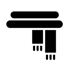 Wool scarf Icon Style