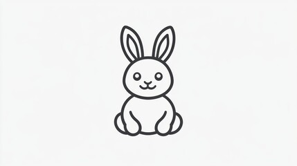 Obraz premium easter bunny with easter egg