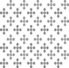 Broken plaster wall effect. Grunge worn damask pattern design. Distressed fabric texture. Overlay texture design. Vector illustration. Eps10.
