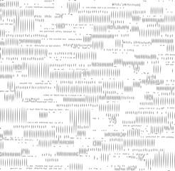 Broken plaster wall effect. Grunge worn damask pattern design. Distressed fabric texture. Overlay texture design. Vector illustration. Eps10.
