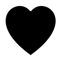 Heart vector icon style