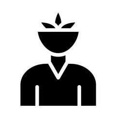 Peace vector icon style