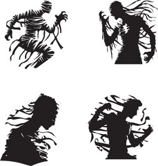 mummy silhouette