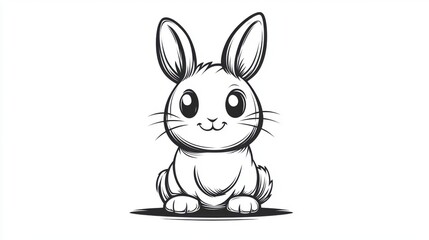 Fototapeta premium rabbit cartoon