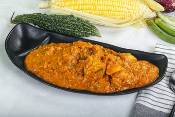 Indian cuisine - Kadai chicken masala