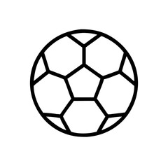 Fototapeta premium soccer ball vector icon illustration
