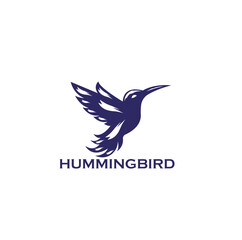 Fototapeta premium hummingbird logo , technology ,smart , future ,logo design vector.