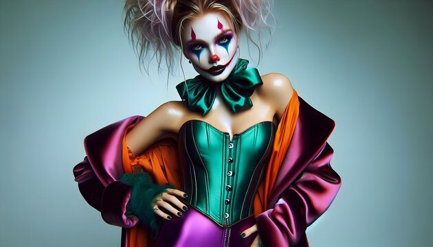 "Elegancia Glamorosa: Payasos de Fantas&iacute;a"