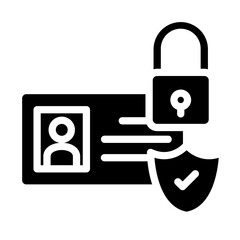 Fraud Prevention vector icon style