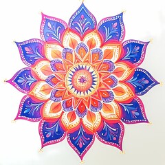 Vibrant Mandala Art with Boho Inspiration