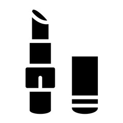 Lipstick vector icon style