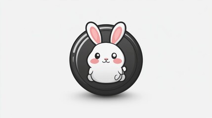 easter bunny with eggs