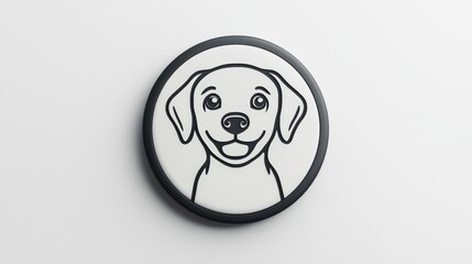 black and white dog
