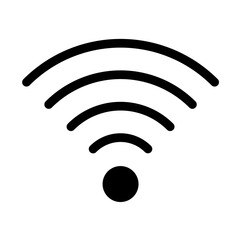 Wifi vector icon style