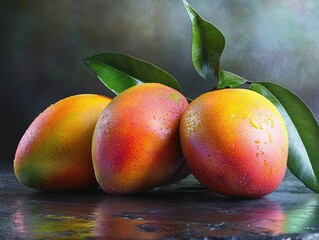 apricots on the table