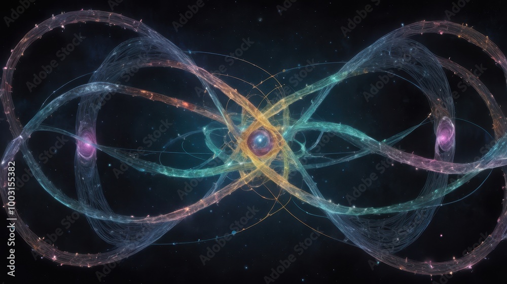 Leinwandbilder exploring quantum entanglement in theoretical physics and its implications for science